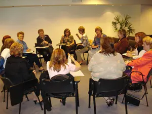 Un momento de la reunión en la sede de la Xunta en Buenos Aires