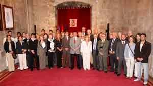 Antich posa con los participantes en el Consejo de Comunidades Baleares.