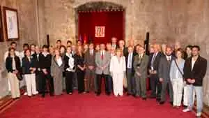 Antich posa con los participantes en el Consejo de Comunidades Baleares.