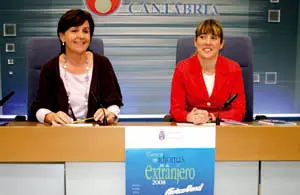 Dolores Gorostiaga y Eugenia de Diego, en la presentación.