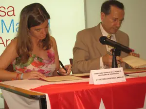 Victoria Cristóbal, en un reciente viaje a Argentina.