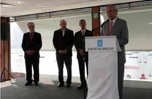 El presidente en su intervención ante los empresarios.
