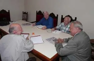 Parte de los integrantes de la Comisión Social de la HGV, durante la sesión sostenida el pasado 27 de mayo.