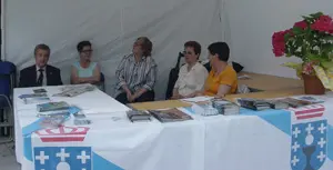 Durante as xornadas se ofrecía información sobre Galicia.