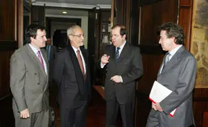 Juan Vicente Herrera recibió en marzo al embajador de Brasil, José Viegas.