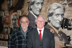 Lores y Martínez Bargiela, en el salón Arturo Cuadrado de la Federación.