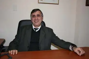 José Luis Seoane, en su despacho.