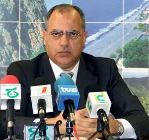 Casimiro Curbelo, presidente del Cabildo de La Gomera.