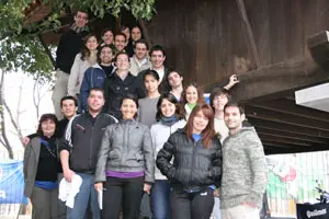 Los integrantes de la asamblea que elaboró las conclusiones.