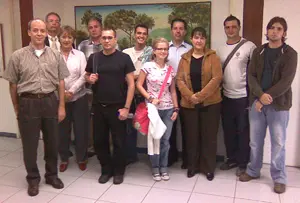 Parte del grupo del Programa de Iniciativas Empresariales.