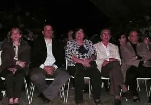  Guillermina Hernández -en el centro-, durante el festival.