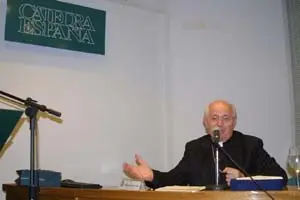 Julián Barrio, durante la conferencia.