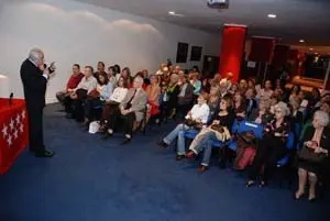 Roberto del Cura, durante su intervención.