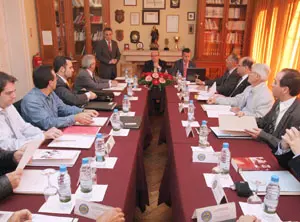 Un momento de la reunión de la Comisión Delegada.