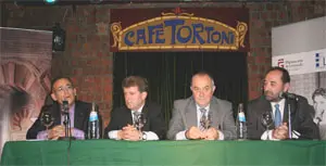José López Gallardo; Antonio Martínez Caler; Julio Moreno y Alfonso Alcalá.