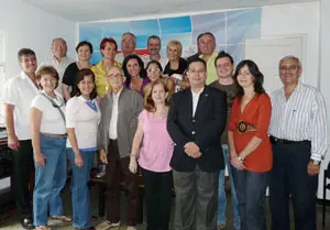  La nueva Junta Directiva del PSOE en Venezuela.