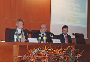  Consuelo Rum&iacute;, durante su intervenci&oacute;n en la inauguraci&oacute;n.