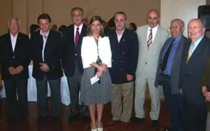 Victoria Cristóbal con el resto de asistentes a la gala.