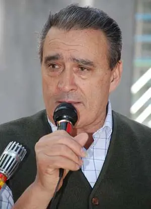 Pedro Bello Díaz, presidente de la Federacion de Sociedades Castellano-Leonesas, durante su discurso.