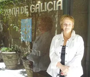 Porteiro, a la puerta de la delegación.