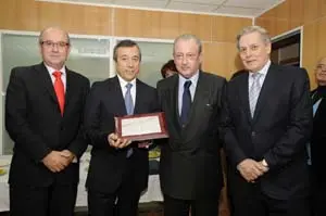 Rodríguez y Fernández Mato, en la entrega de premios en Madrid.