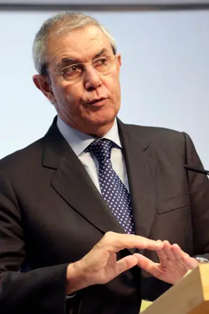   El presidente Touriño, durante la rueda de prensa posterior al Consello de la Xunta.
