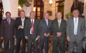 El ‘Comité de Bienvenida’ estuvo compuesto por José Rodríguez Hernández, Henry Jerez Herrera, José Armas Pérez, Calixto Méndez Melián, Agustín Suárez León, y José Navarro Barrera.
