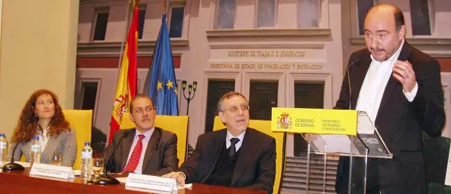  Luis Vaamonde, director del Grupo de Comunicación Galicia en el Mundo, en el acto el Día del Migrante.