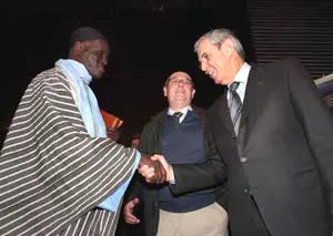  Feij&oacute;o y Rodr&iacute;guez, durante el acto.