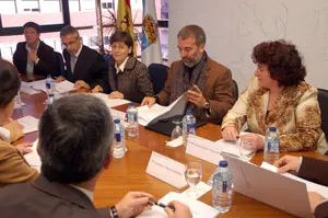Rubio y Gago, durante la constituti&oacute;n del consejo rector.