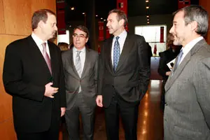  El conselleiro de Econom&iacute;a e Facenda fue el encargado de clausurar este tercer Encontro de empresarios.