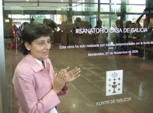  Rubio, durante la inauguraci&oacute;n de nuevas instalaciones en la Casa Galicia de Montevideo, en noviembre de 2008.