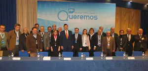  Foto de familia de los asistentes al Consejo de Españoles Residentes en el Exterior del PP.