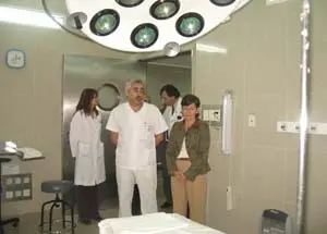 La conselleira María José Rubio visita algunas dependencias remodeladas en el Hospital del Centro Gallego.