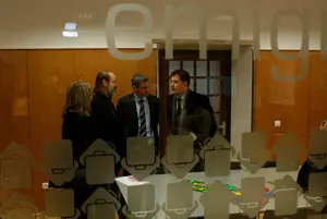 El presidente de la Diputación presidió el acto de inauguración de la ‘Casa do Emigrante’.