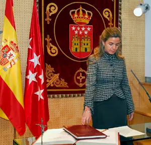Victoria Cristóbal, durante la toma de posesión como directora de la AME hace apenas un año.
