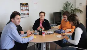  Una representación de la Junta Directiva de Lausanne se reunió con Teresa Ordiz y Ana Rivas.