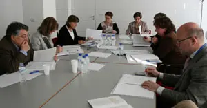  Teresa Ordiz presidió el Consejo Rector de la Agencia Asturiana de Emigración.