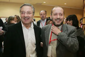  Jos&eacute; Blanco y Ricardo Varela, en el comit&eacute; nacional del pasado s&aacute;bado.