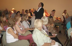  Un momento de la actuaci&oacute;n en el &lsquo;s&aacute;bado cultural&rsquo; del pasado d&iacute;a 14.