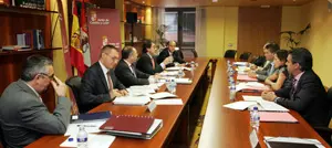 Un momento de la reunión constitutiva de la Fundación.