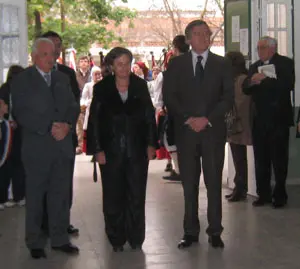 María José Ramos, durante la visita al Centro Asturiano de Santa Fe el pasado mes septiembre.