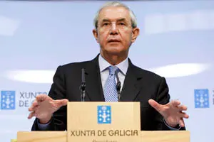  Touri&ntilde;o, en la rueda de prensa posterior al Consello de la Xunta de la pasada semana.