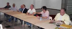 Un momento de la reunión.