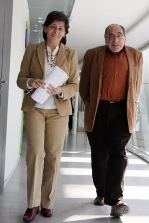  Rubio Vidal y Rodr&iacute;guez Escudero, momentos antes de la presentaci&oacute;n.