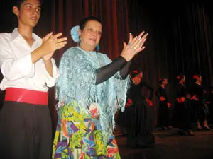 Egurquiza fue agasajada por la comunidad española en Cuba.