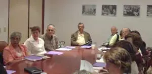  Un instante de la sesión.