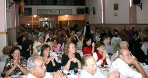  Asistentes al banquete que tuvo lugar el pasado d&iacute;a 19 en la sede social porte&ntilde;a.