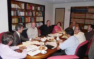 Reunión de la Comisión Electoral.