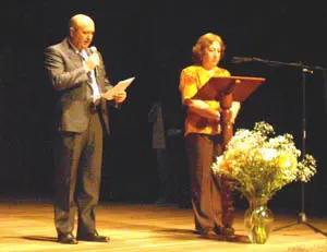 Un momento del acto por el décimo aniversario del Centro Andaluz.